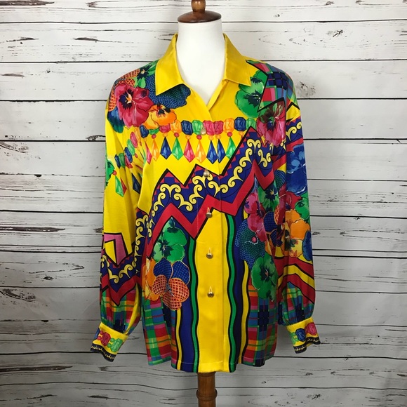 Escada Tops - Vintage Escada Silk Blouse Size 38